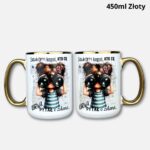 Kubek szukam kogoś kto cię pytał o zdanie (Mała Złośnica) 450ml złoty