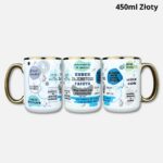 Kubek zajebistego faceta 2026 450ml złoty