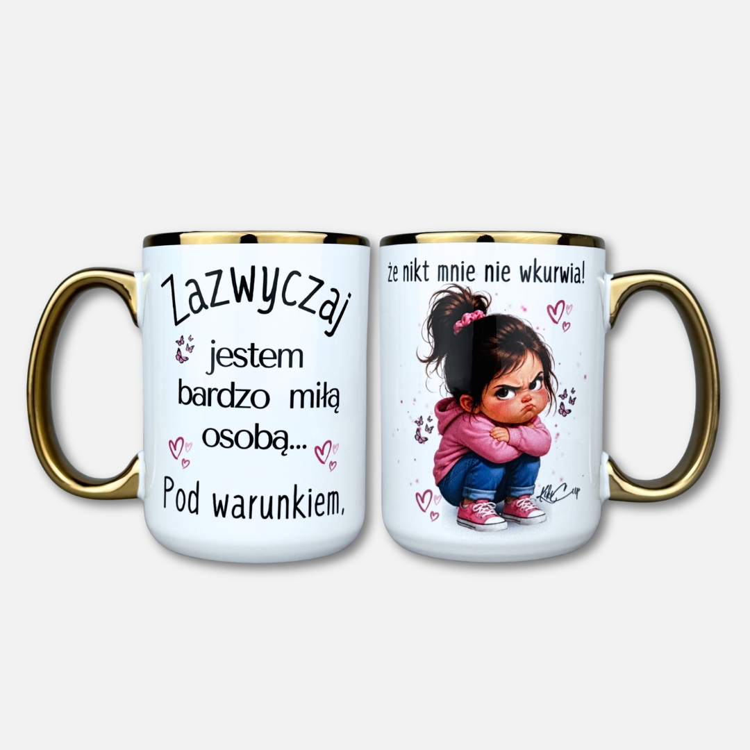 Kubek Zazwyczaj... Jestem bardzo miłą osobą (Mała Złośnica)