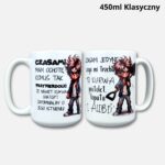 Kubek chat gpt x alibi (Mały Złośnik) 450ml klasyczny