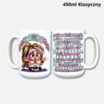 Kubek jestem oazą spokoju (nowość) 450ml klasyczny
