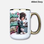 Kubek mamusia przestań zapiedalać, odpocznij 450ml złoty dzień mamy