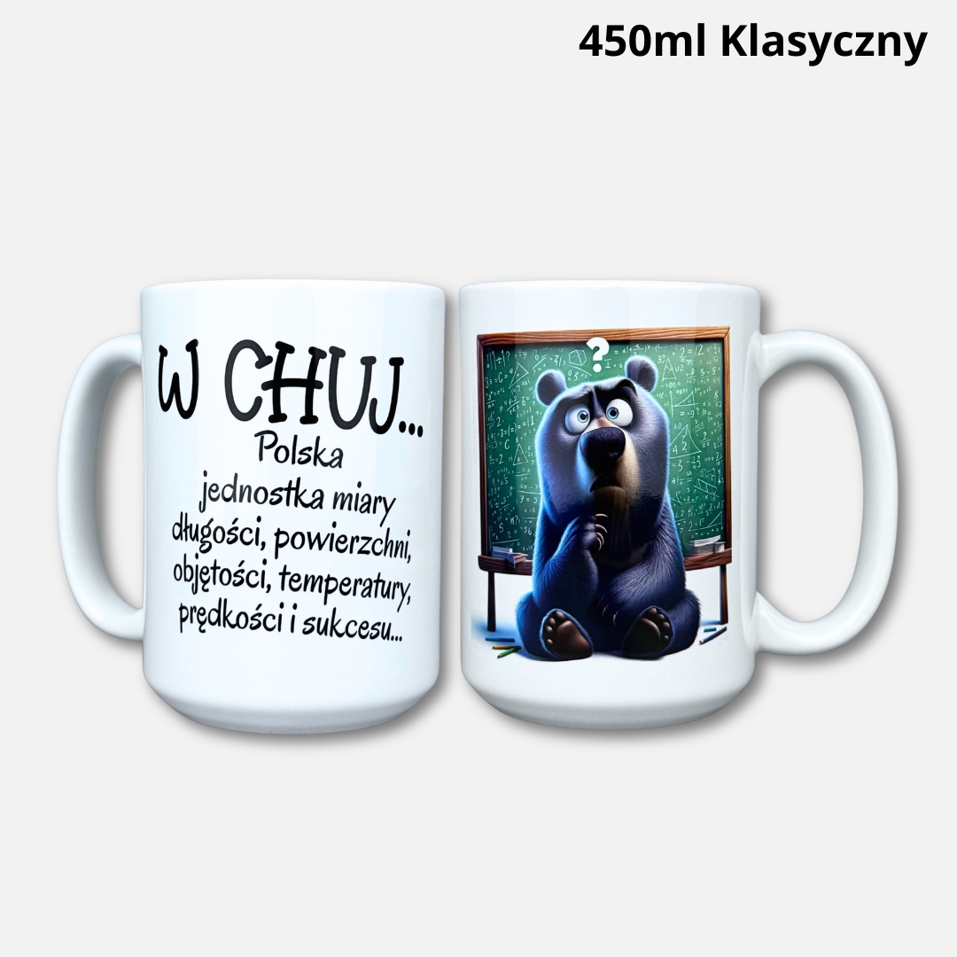Kubek W chuj... Polska jednostka miary 450ml klasyczny