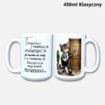 Kubek komunikacja jest kluczem (Kot) 450ml klasyczny