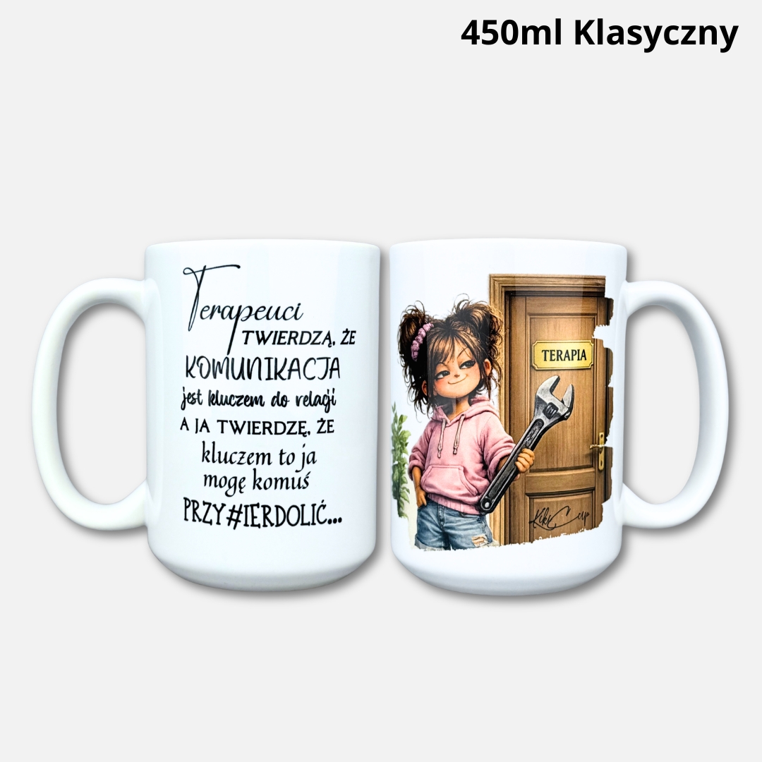 Kubek komunikacja jest kluczem (Mała Złośnica) 450 klasyczny