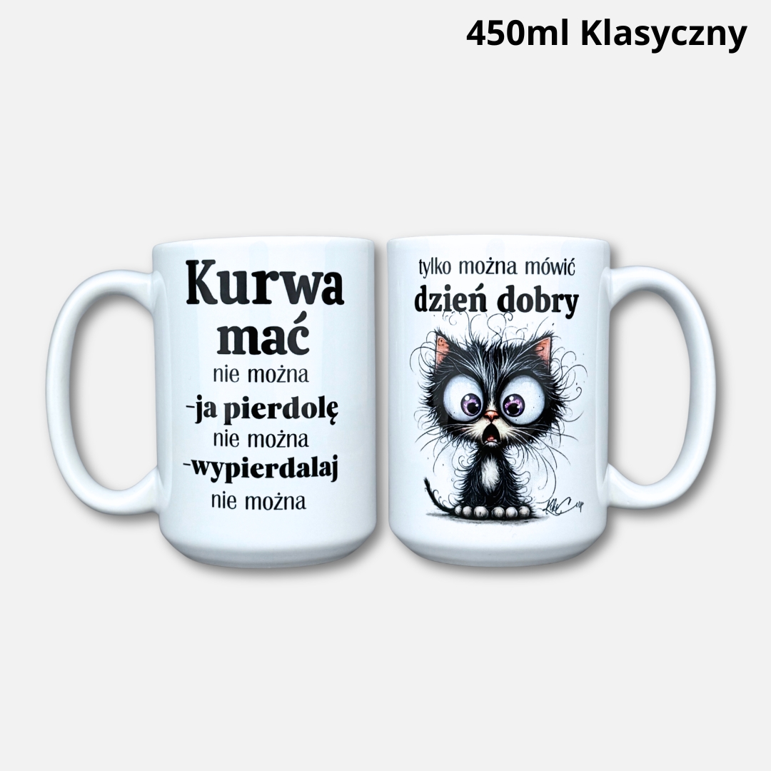 Kubek kuwa mać nie można (2026 nowość) 450ml klasyczny
