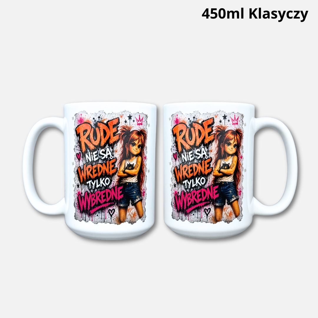 Kubek rude nie są wredne 450ml klasyczny