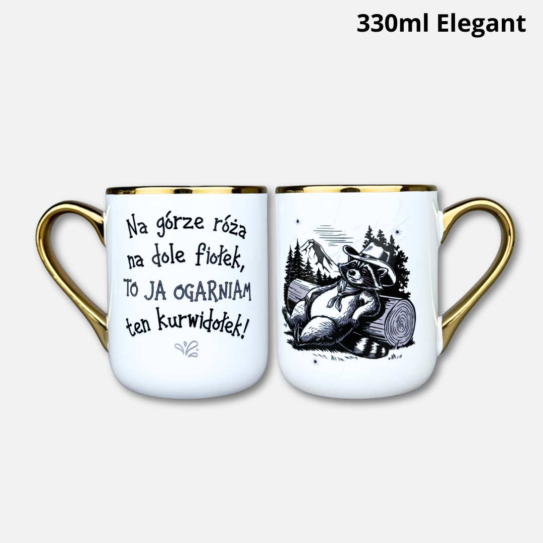 Kubek to ja ogarniam ten kurwidołek 330ml elegant