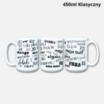 Skibidi kubek 450ml klasyczny