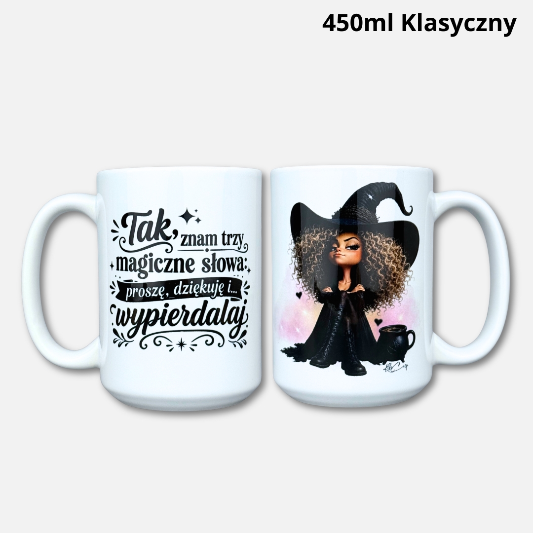 Kubek Trzy magiczne słowa 450ml klasyczny