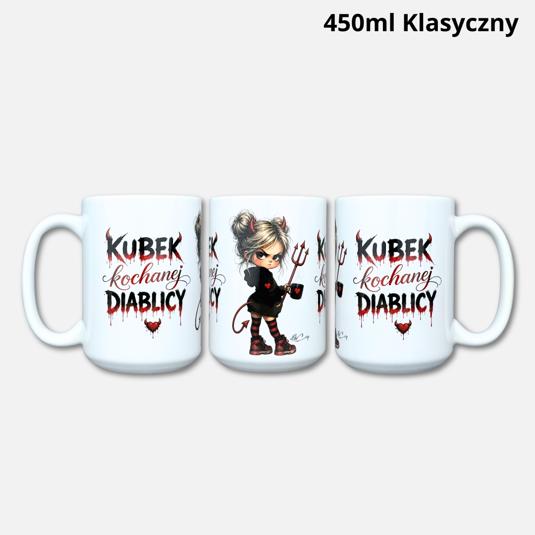 Kubek kochanej diablicy 450ml klasyczny