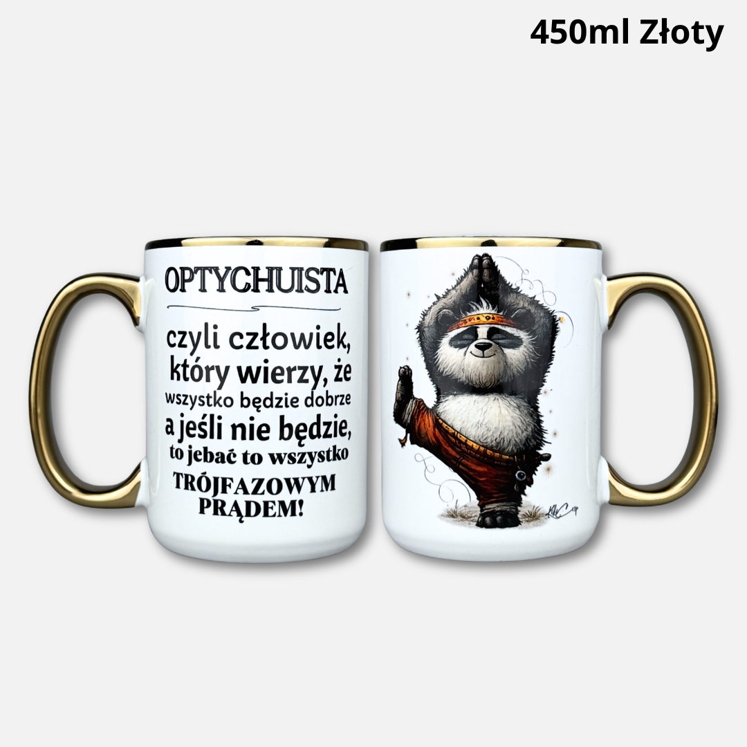 Kubek optychuista Kubek optychuista 450ml złoty