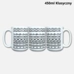 Kubek pierdolę to (szlaczki) 450ml klasyczny