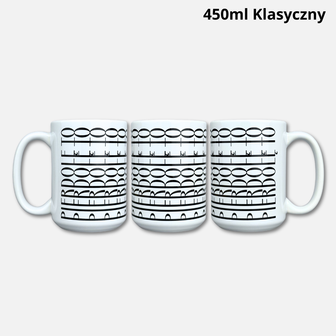 Kubek pierdolę to (szlaczki) 450ml klasyczny