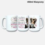 Kubek brakuje mi pozwolenia (Mała Złośnca) 450ml klasyczny