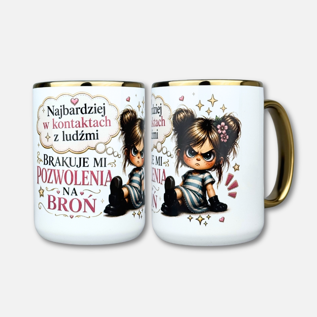 Kubek brakuje mi pozwolenia (Mała Złośnca)