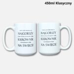 Kubek najgorszy kierownik na świecie 450ml klasyczny