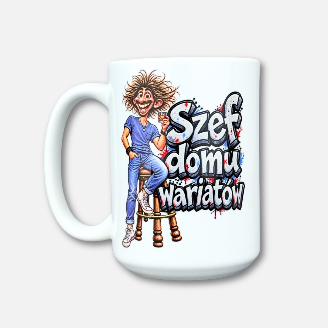Kubek szef domu wariatów klasyczny