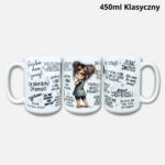 Chamski kubek (Mała Złośnica) nowość 450ml klasyczny biały