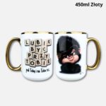 Kubek lubię być przy tobie 450ml złoty