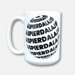 Kubek spierdalaj (kulo-szlaczki) klasyczna biel