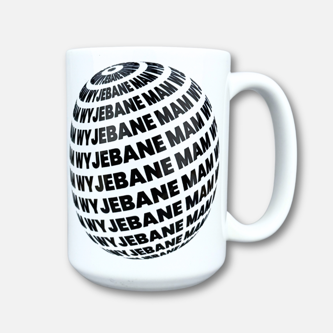 Kubek wyjebane mam (kulo-szlaczki) klasyczna biel