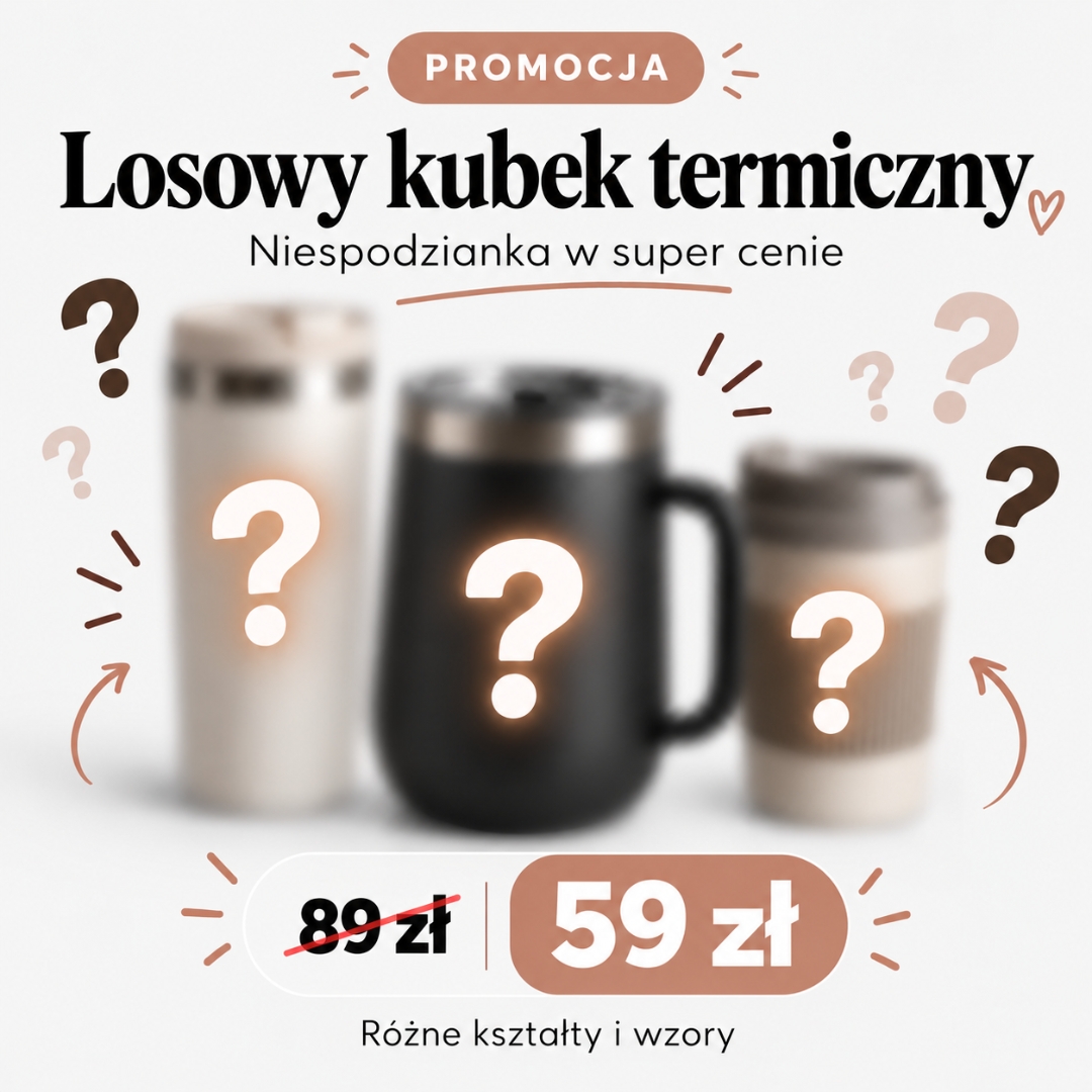 Losowy kubek termiczny – niespodzianka