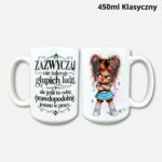 Kubek nie toleruję głupich ludzi (Mała Złośnica) 450ml klasyczny