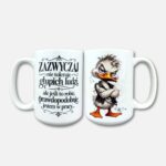 Kubek nie toleruję głupich ludzi (z kaczorem)