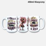 Kubek szefowa X proszę nie wkurwiać Kasi (personalizowany) 450ml klasyczny